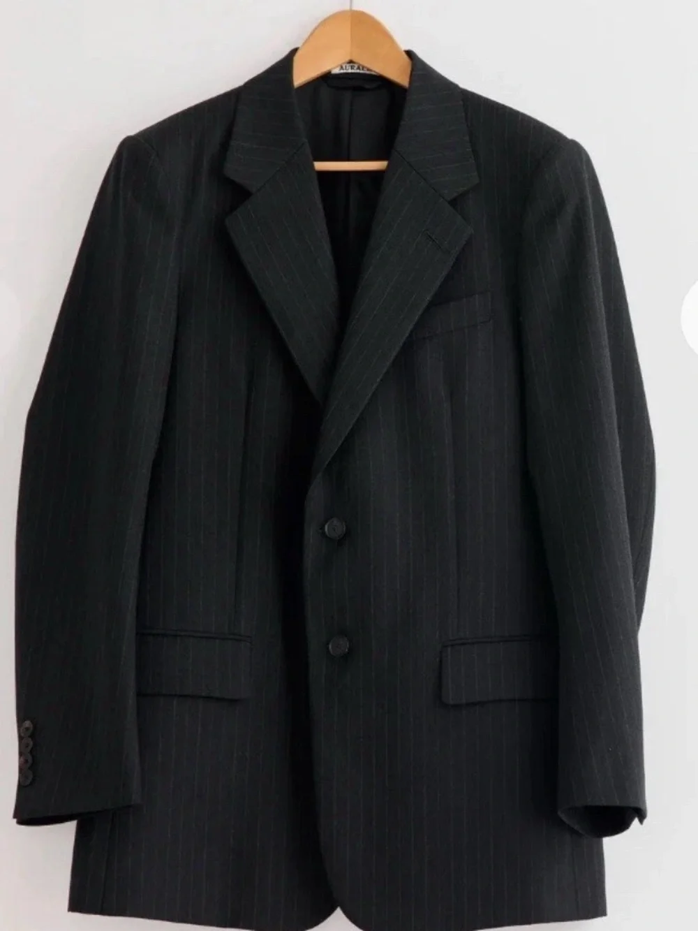 Joseph & Feiss Black Pinstripe Two-Piece Suit